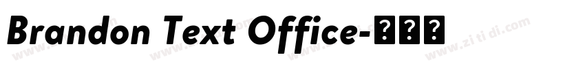 Brandon Text Office字体转换